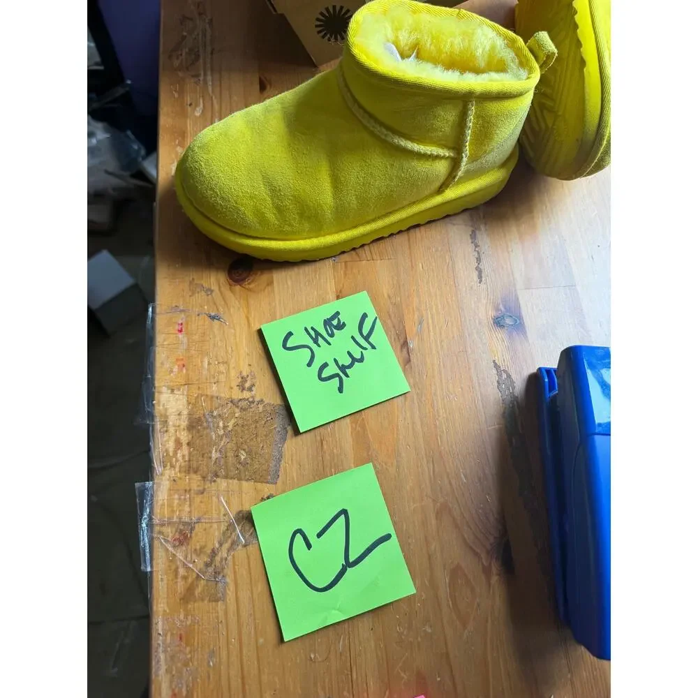UGG Kids' Classic Ultra Mini Boots - Canary Yellow - Size 2